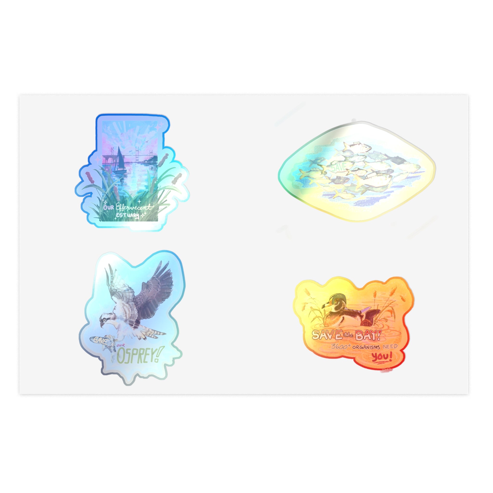 Save The Bay Sticker Pack