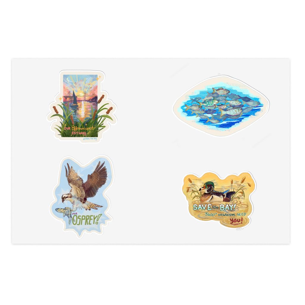 Save The Bay Sticker Pack