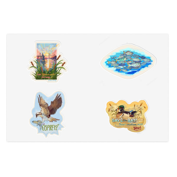 Save The Bay Sticker Pack