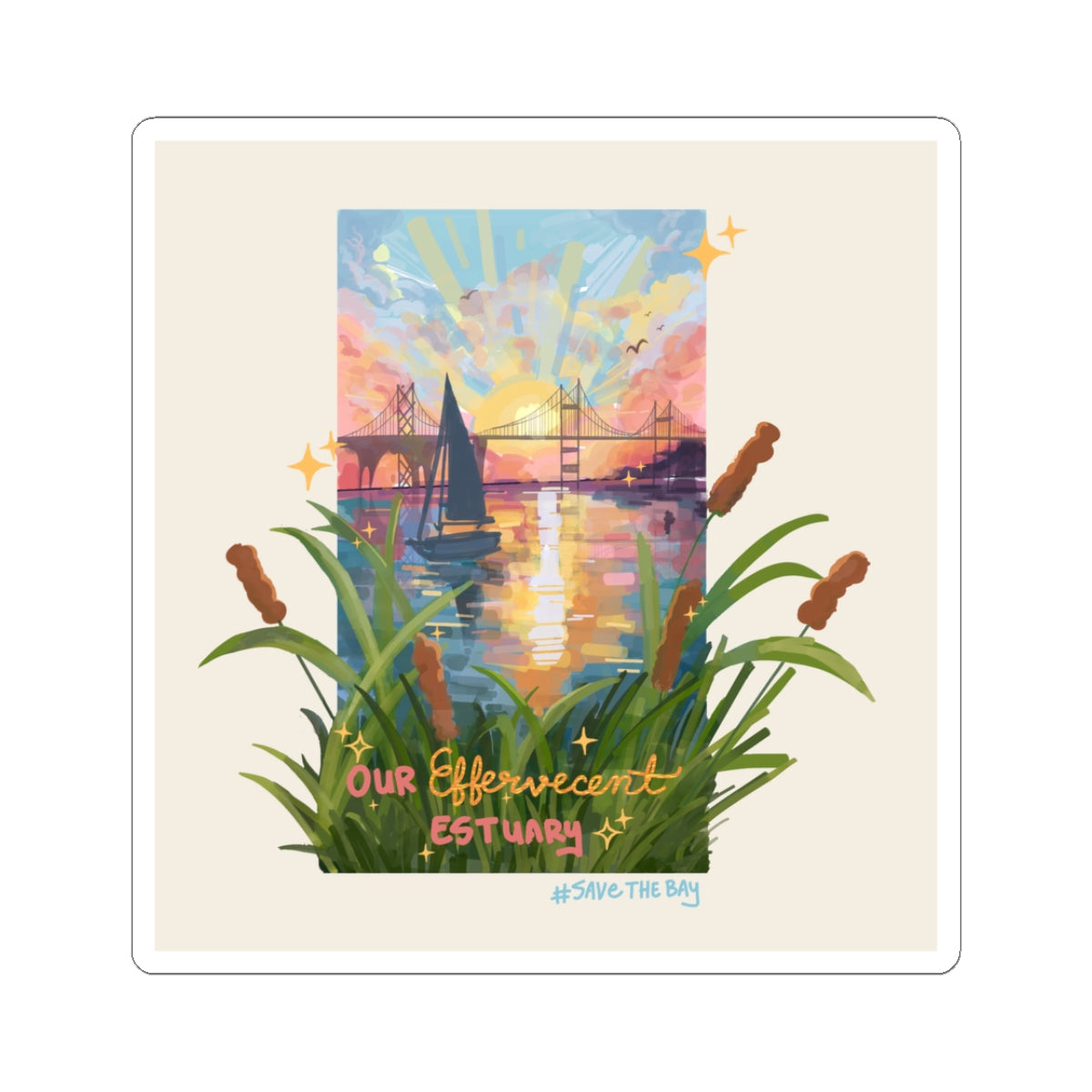 Save The Bay Sticker